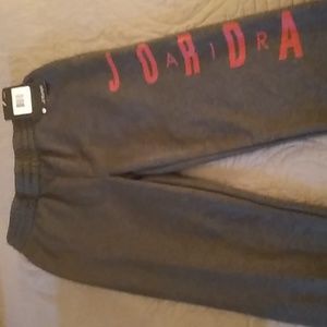 Boys Jordan sweatpants size 8 to 10 years of age.